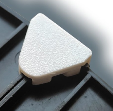 3D TISK Spojka BEZ DRŽÁKU MANTINELU pro ulomené rohy Ites autodráhy