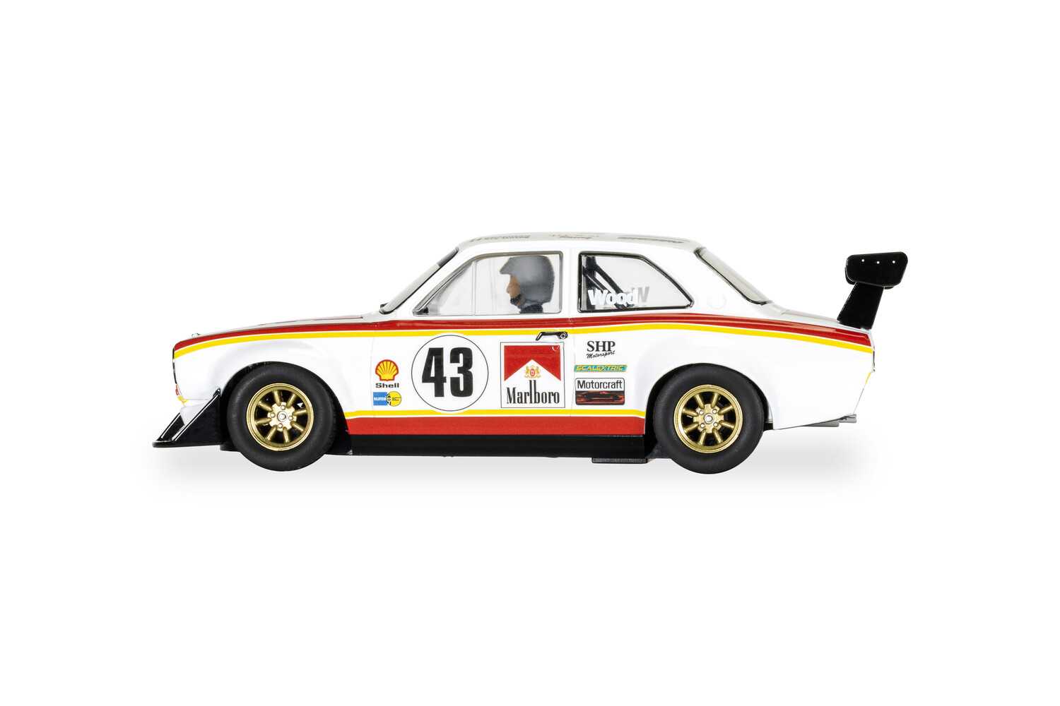 Autíčko Touring SCALEXTRIC C4421 - Ford Escort MK1 RSR - Lea Wood (1:32)