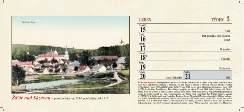 kalendář Posázaví 2026
