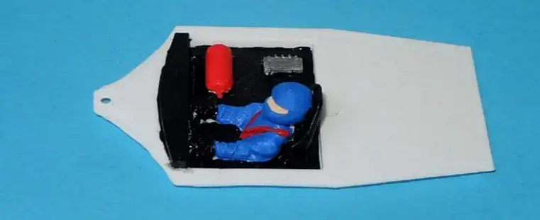 3D tiskový kokpit do autíčka Porsche turbo