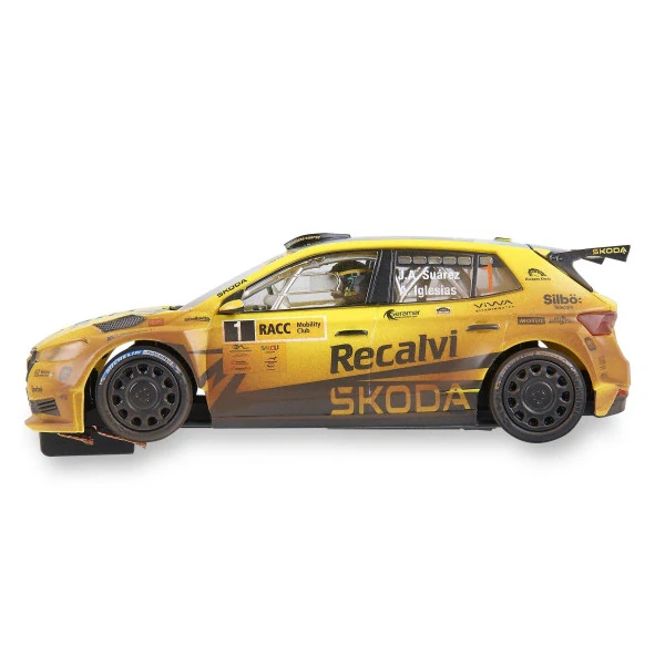 Škoda Fabia WRC2 - Cohete Suárez - Mud Effect - Rally RACC 2024 | Scalextric