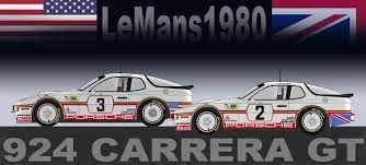 Model Fly auta na autodráhu PORSCHE 924 TURBO No.3