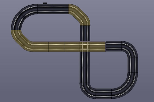 Rozšiřující BOX - č.8 - Pro městský okruh s křižovatkou - pro autodráhu ITES, FARO, GONIO, EUROPACUP