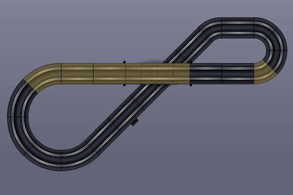 Rozšiřující BOX - č.1 - Pro osmičku s nadjezdem - pro autodráhu ITES, FARO, GONIO, EUROPACUP