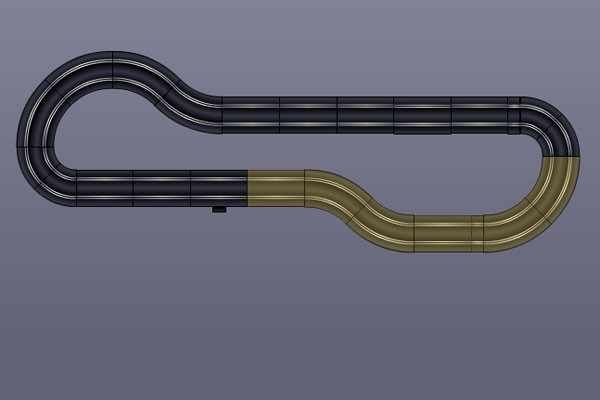 Rozšiřující BOX - č.3 - Pro okruh s velkými šikanami - pro autodráhu ITES, FARO, GONIO, EUROPACUP