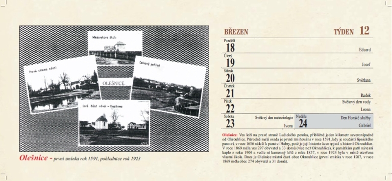 kalendář Posázaví 2026