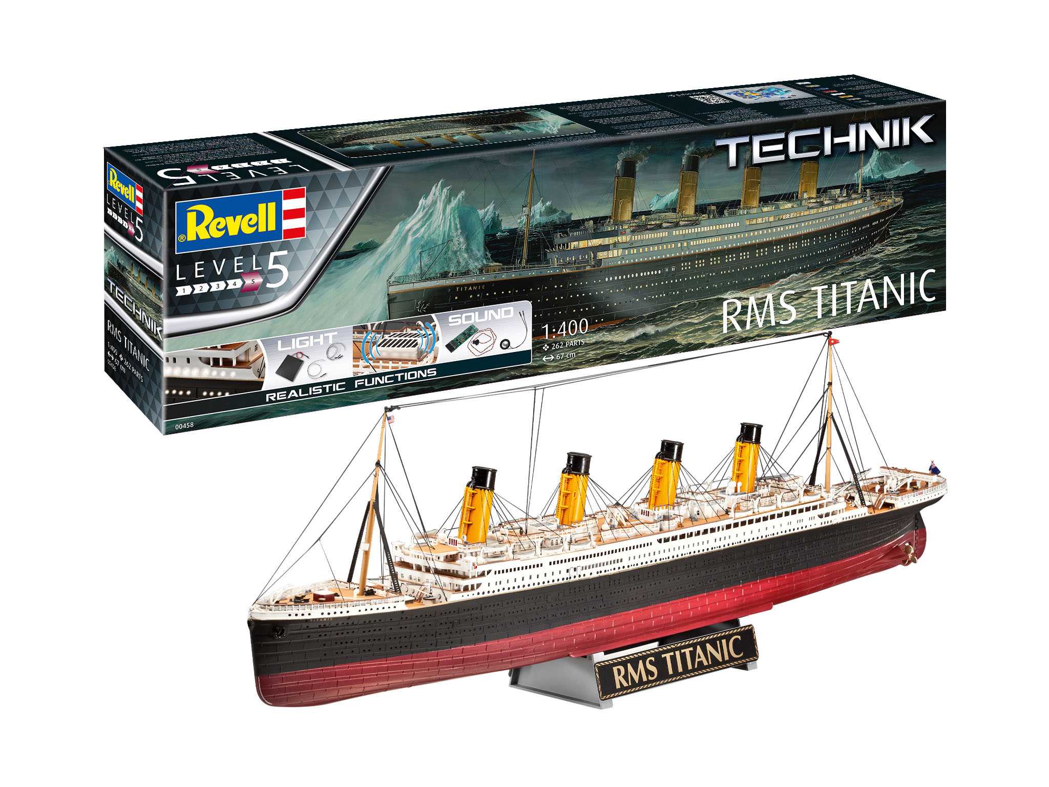 Plastic ModelKit TECHNIK loď 00458 - RMS Titanic (1:400)