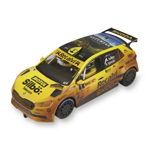 Škoda Fabia WRC2 - Cohete Suárez - Mud Effect - Rally RACC 2024 | Scalextric