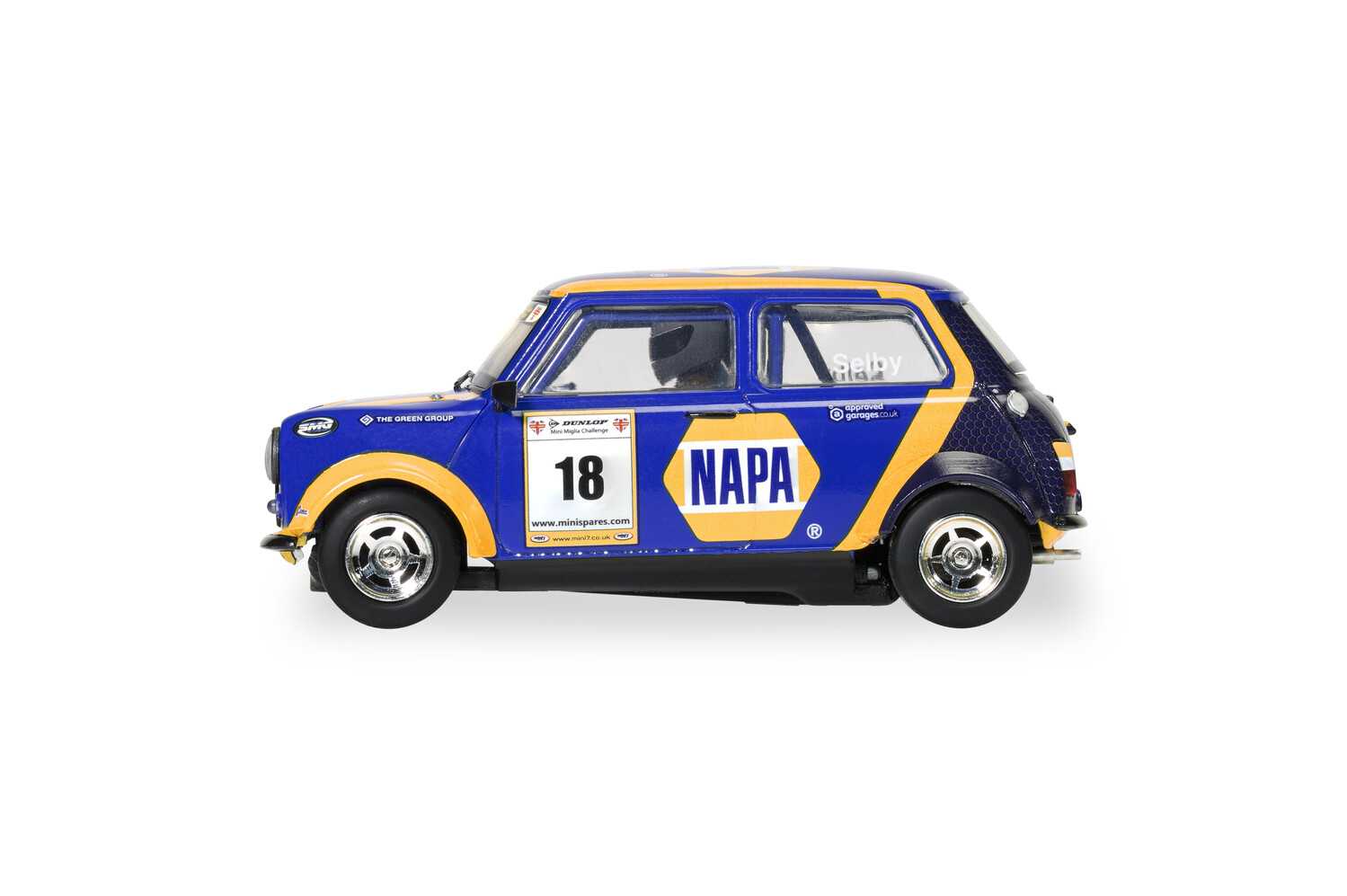 Autíčko Touring SCALEXTRIC C4414 - Mini Miglia - NAPA - Lewis Selby 2021 (1:32)