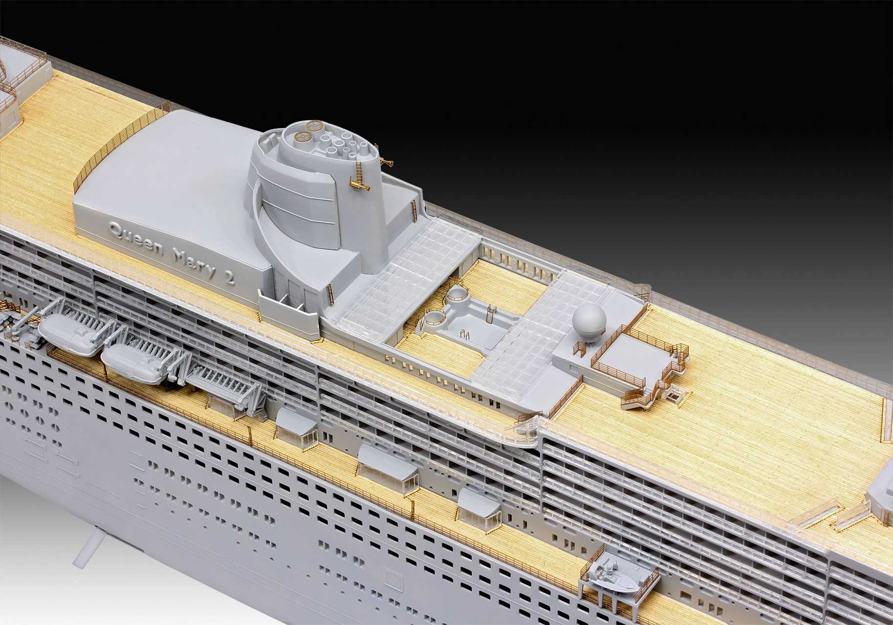 Plastic ModelKit loď Limited Edition 05199 - Queen Mary 2 (Platinum Edition) (1:400)