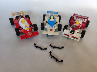 Zrcátka pro formule Renault RE20, Ligier, Toleman 3D tisk
