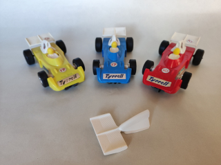 Zadní křídlo pro auto Tyrrell 3D tisk