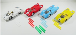 3D TISK Opravný díl uchycení karoserie k podvozku Porsche 917