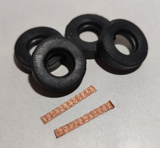 Náhradní pneu úzké + náhradní kartáčky
