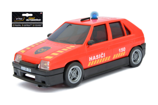 Favorit HASIČI model SRC 1:28- Night Race- svítící světla , blikající maják. - motor 2O OOOotk. -K autodráze ITES, FARO, EuropaCup, Gonio .