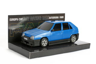 Favorit City, modrý -Model SRC 1:28 - motor 12 OOOotk. -K autodráze ITES, FARO, EuropaCup, Gonio .