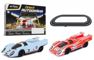 Základní set autodráha ITES - model SRC 2 autíčka Porsche 917 1:32, délka 4,2m