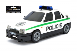 Favorit POLICIE ČR model SRC 1:28- polepy POLICIE ČR - motor 2O OOOotk. -K autodráze ITES, FARO, EuropaCup, Gonio .