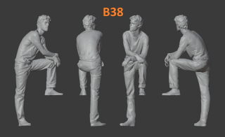 Figurka, postavička diváka B38