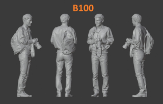 Figurka, postavička fotografa B100