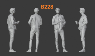 Figurka, postavička diváka B228