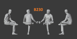 Figurka, postavička diváka B230