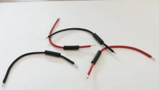 Náhradní silikon drátky+bužírky 4ks 8cm