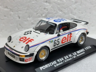 Fly slotcar Porsche 934 Carrera 24h Le Mans 1976 B.Wollek/D.Pironi/ MC.Beaumont