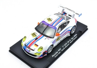 Model Fly auta na autodráhu Porsche 997 1° GT2 H. Spa 2006 Lucas Luhr - Sasche Maassen - Marcel Tiemann