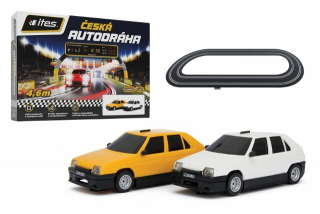 Základní set autodráha ITES - model SRC 2 auta Favorit 1:28 , délka 4,2m