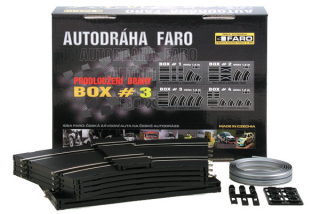 Rozšiřující BOX - č.3 - Pro okruh s velkými šikanami - pro autodráhu ITES, FARO, GONIO, EUROPACUP